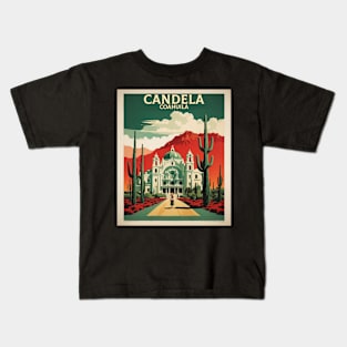 Candela Coahuila Mexico Tourism Travel Vintage Kids T-Shirt